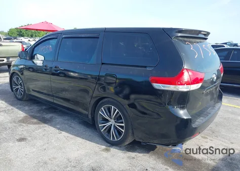 2013 Toyota Sienna L V6 7 Passenger из США, поврежденный, VIN 5TDZK3DC9DS357722